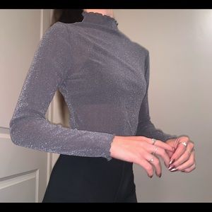 Sparkly Mesh Top
